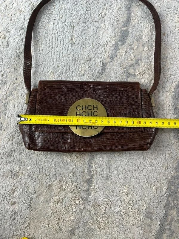 Bolsa Carolina Herrera Vintage Castanha Couro – photo 13